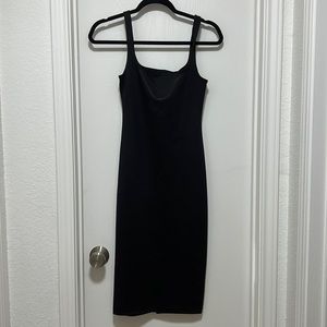 American Apparel Black Midi dress